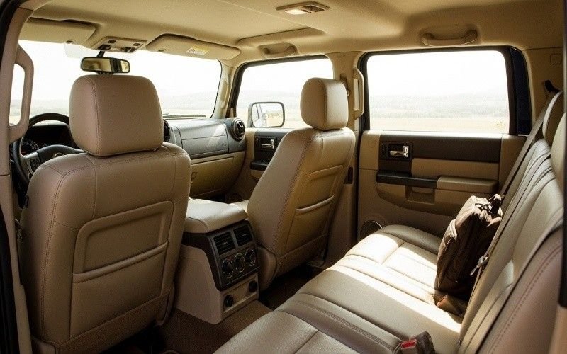 Spacious-and-comfortable-interior-of-Hummer-H2-for-desert-safari-Dubai