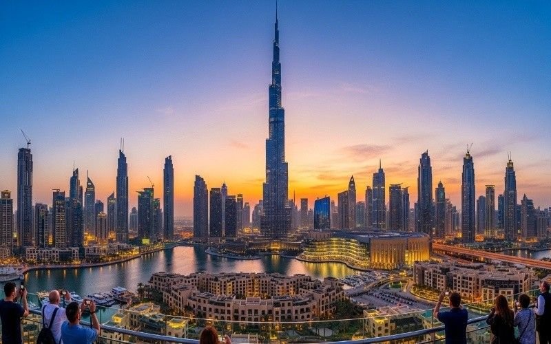Feature-Dubai-skyline-at-sunset