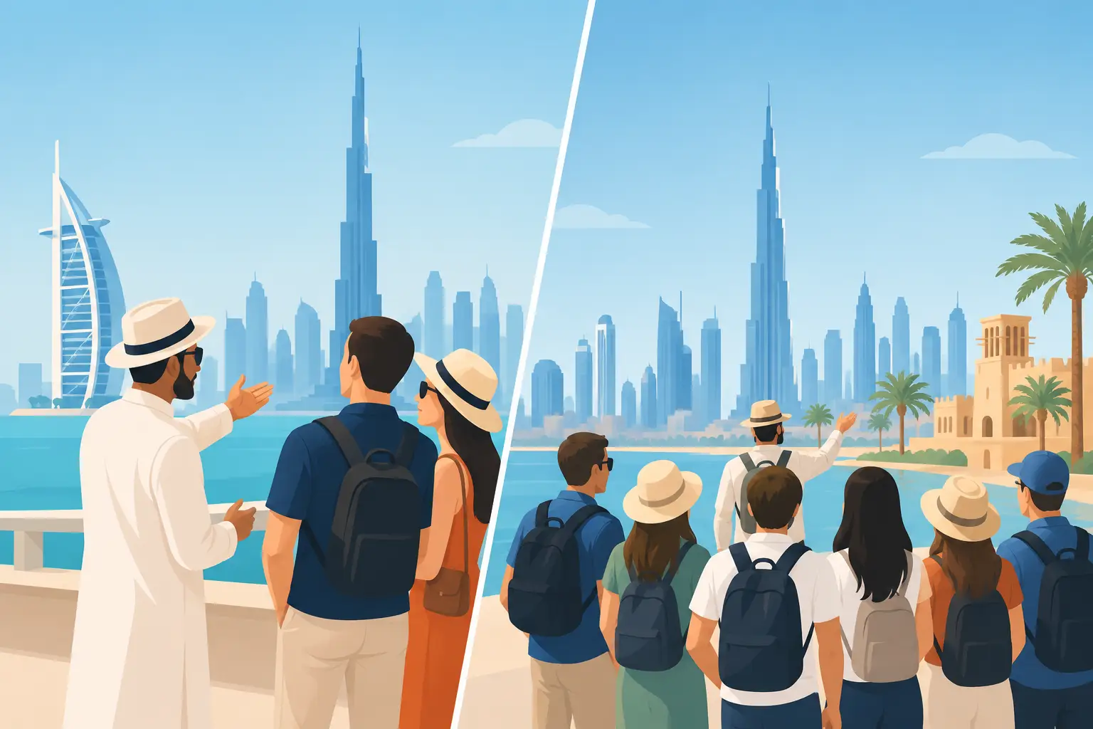 Private Tour Versus Group Tour in Dubai Compared