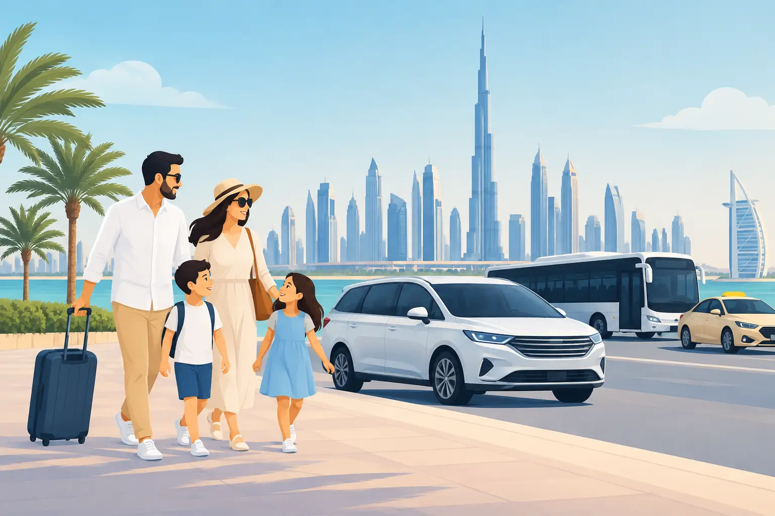 Best Dubai Family Transport Options for Easy Days