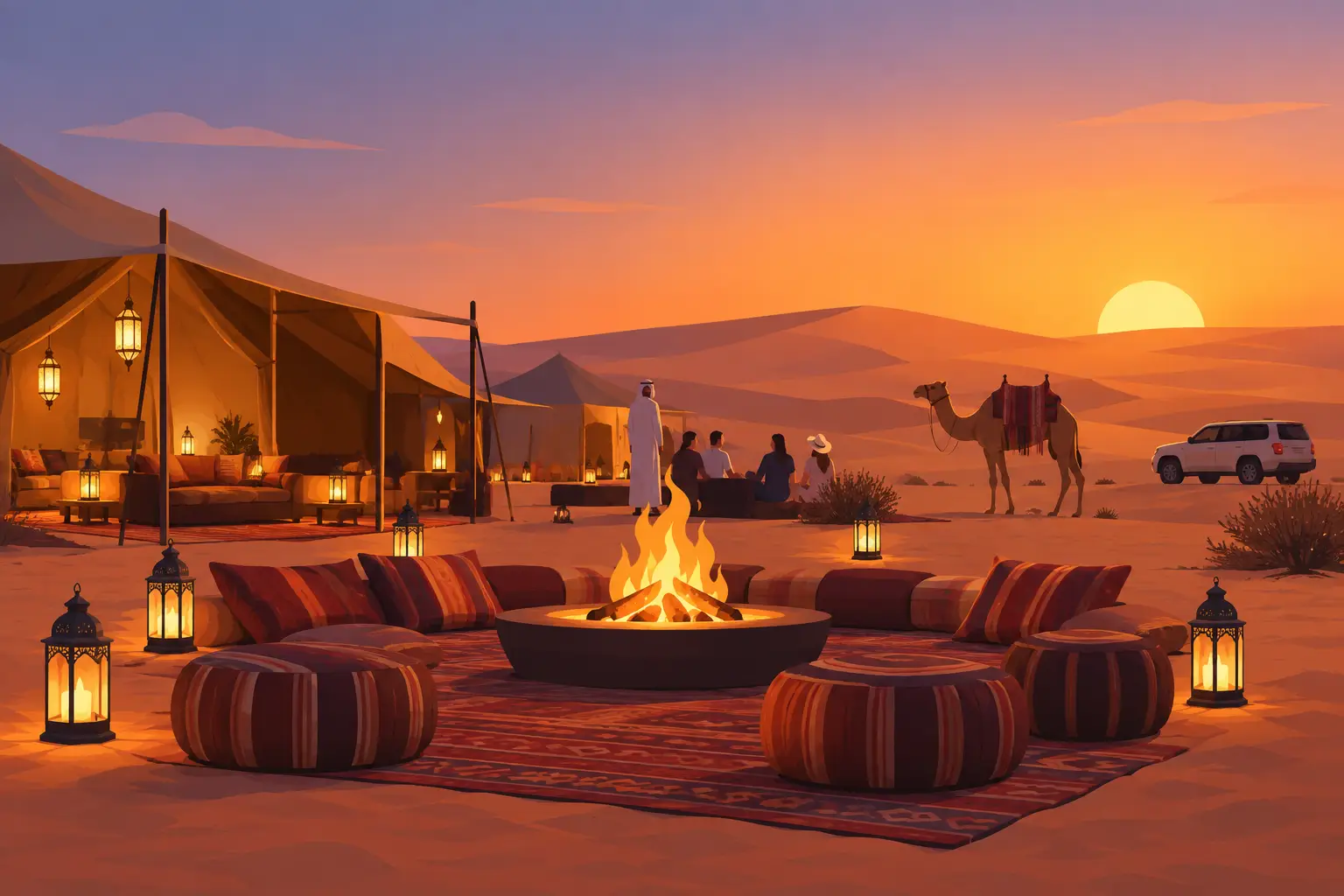 Dubai Safari Camps: What Your Evening Includes